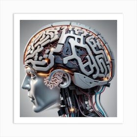 Brain Of A Robot 3 Art Print