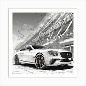 Mercedes Benz Gt Art Print