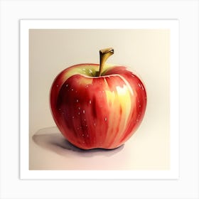 Apple Painting Art Art Print