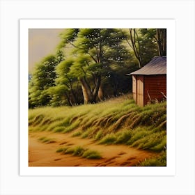 Rural Landscape Art Print