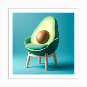 Avocado Chair 5 Art Print