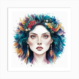 Bohemian Girl 3 Art Print