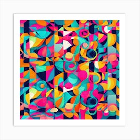 Abstract Geometric Pattern 13 Art Print