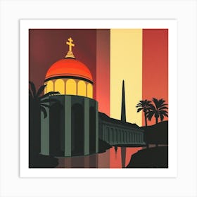 San Francisco Cathedral Art Print