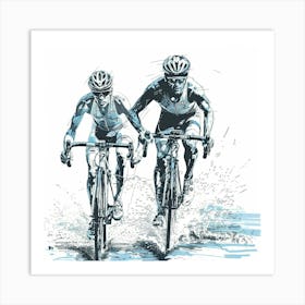 Triathlon 5 Art Print