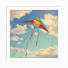 Kite Flying In The Sky Art Print