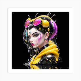 Queen Bee Empowerment: Embrace Your Inner Leader Art Print