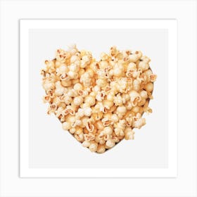 Heart Shaped Popcorn 7 Art Print