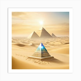 Pyramids Of Giza Art Print