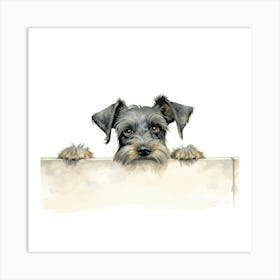 Standard Schnauzer Dog Art Print