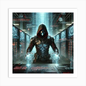 A Sci Fi Depiction Of Archon Vexis Demonstrating H 1 Art Print