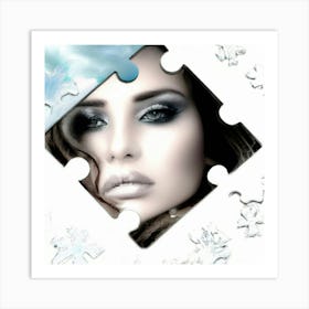 Jigsaw Puzzle beauty Art Print