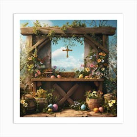 Easter Table 1 Art Print