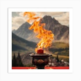 Incense Burner Art Print