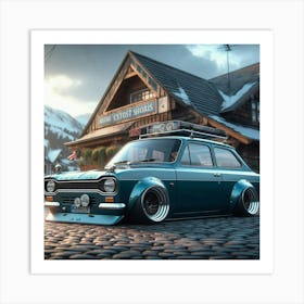 Ford Escort Art Print