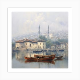 Boats On The Water Art Print