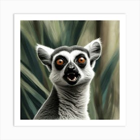 Lemur 10 Art Print