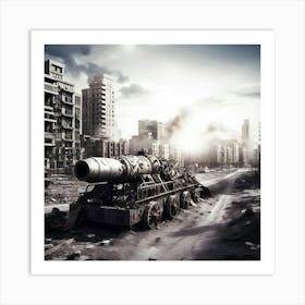 City In Ruins 1 Art Print