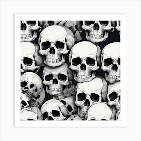 Skulls 10 Art Print