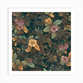 Floral Pattern Art Print