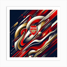 Arsenal F.C Logo Wall Art 21 Art Print