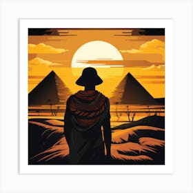 Egyptian Sunset Art Print