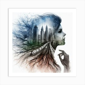 Cityscape 3 Art Print