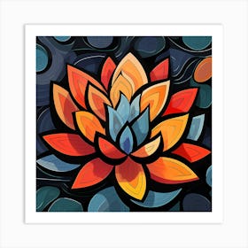 Lotus Flower 7 Art Print