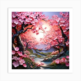 Cherry Blossoms 25 Art Print