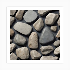 Rock Wall 3 Art Print