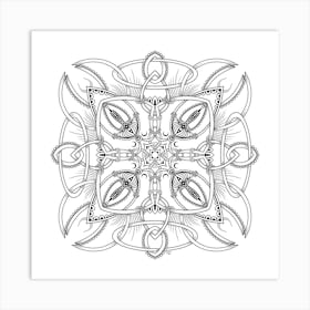 Celtic Mandala Art Print