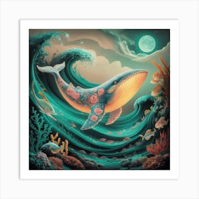 A Surreal And Dreamy Illustration Showcasing An Et Vzu66lytfic2en7pjek4g Dyib7c46tdwb7v5nlv6y2w Art Print