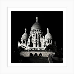 Sacrament Chapel At Night Art Print