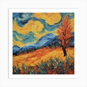 Starry Night 2 Art Print