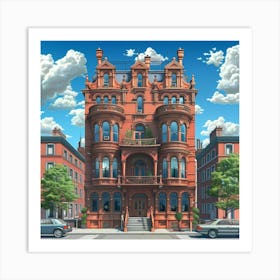 Victoria House Art Print