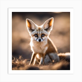 Fennec fox Art Print