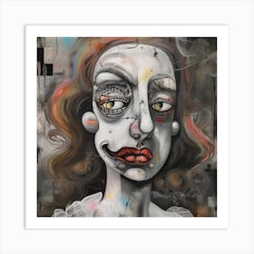 'The Face Of A Woman' Art Print