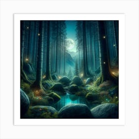 Fairy Forest 2 Art Print