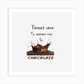 Chocolate Art Print