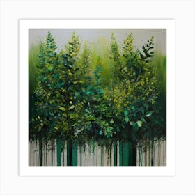 Default Original Landscape Plants Oil Painting 20 Art Print