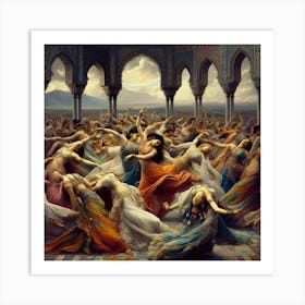 Dance Of The Sultans Art Print