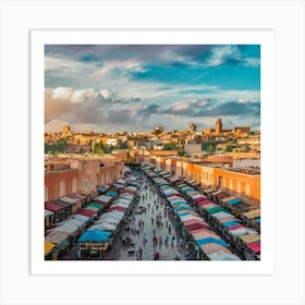 Marrakech Market 5 Art Print