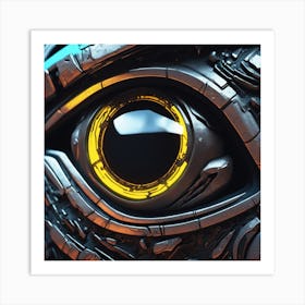 Futuristic Eye Art Print