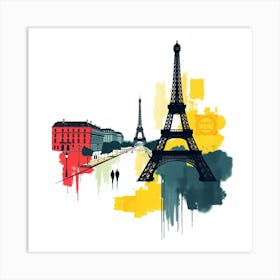 Paris Eiffel Tower Art Print