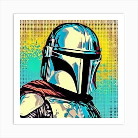 The Mandalorian Pop Art Art Print