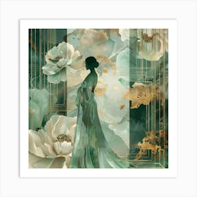 Emerald Green 1 Art Print