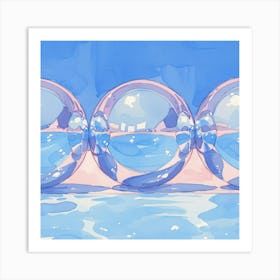 Water Bubbles 1 Art Print