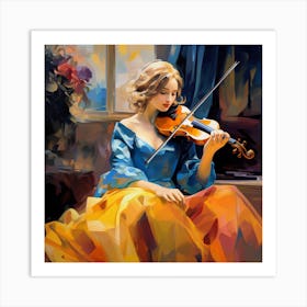 Violinist 7 Art Print