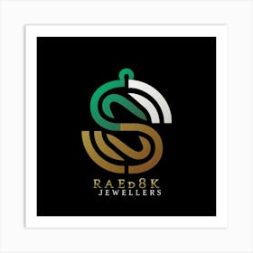 Logo For Raed K Jewelers Art Print