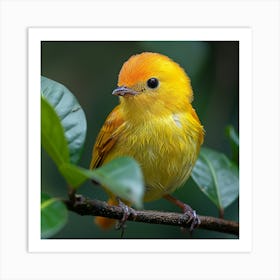 Yellow Bird 1 Art Print